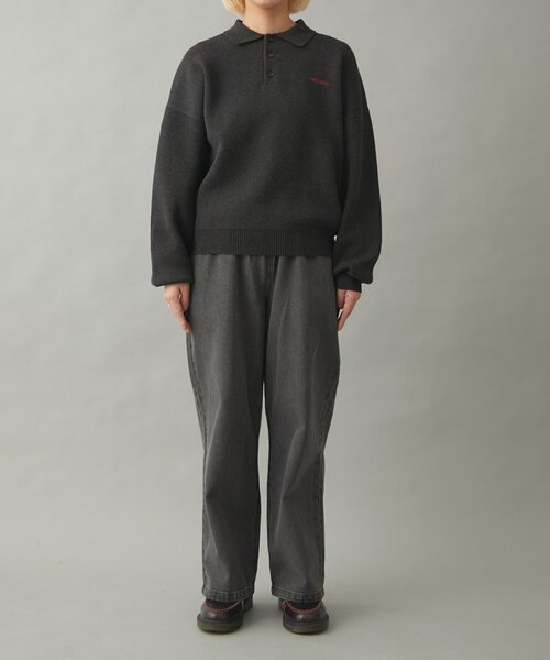 GEVACO(ゲバコ)の「【GEVACO】ロングスリーブニットポロ(ニット/セーター・レディース・ブラウン/グレー/ブラック・LARGE/MEDIUM)」の14枚目の写真