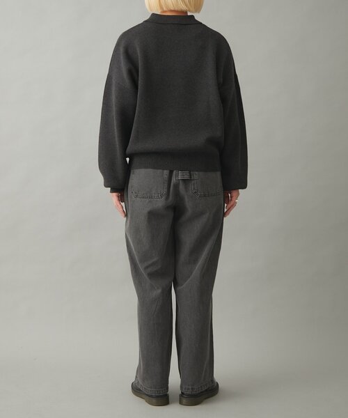 GEVACO(ゲバコ)の「【GEVACO】ロングスリーブニットポロ(ニット/セーター・レディース・ブラウン/グレー/ブラック・LARGE/MEDIUM)」の15枚目の写真