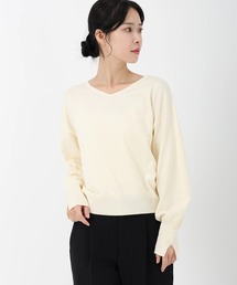 STRAWBERRY-FIELDS | ソフティカシミヤ_2WAY袖口パールニット(ニット/セーター)