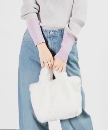 Honeys | チェーン付ファーバッグ(ハンドバッグ)