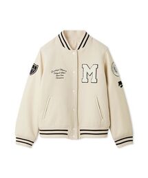 Mila Owen(ミラオーウェン)のワッペンスタジアムジャンバー(ノーカラージャケット)