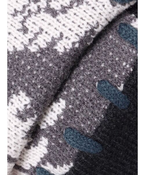 MURUA（ムルーア）の「ショルダーフラワーシャギーニット（ニット/セーター・レディース・ブラック/アイボリー/ネイビー/ブラウン・FREE）」の8枚目の写真