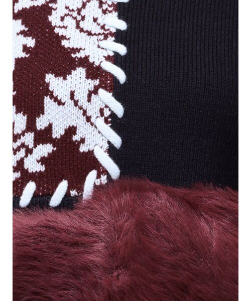 MURUA（ムルーア）の「ショルダーフラワーシャギーニット（ニット/セーター・レディース・ブラック/アイボリー/ネイビー/ブラウン・FREE）」の11枚目の写真