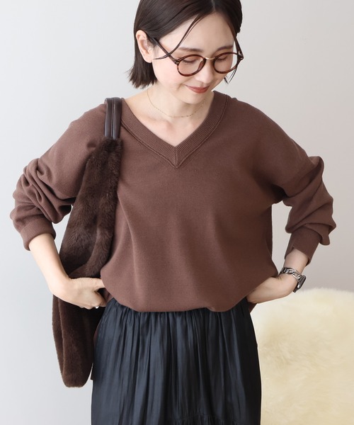 バイパチVネックニットプルオーバー（ニット/セーター）｜AMERICAN