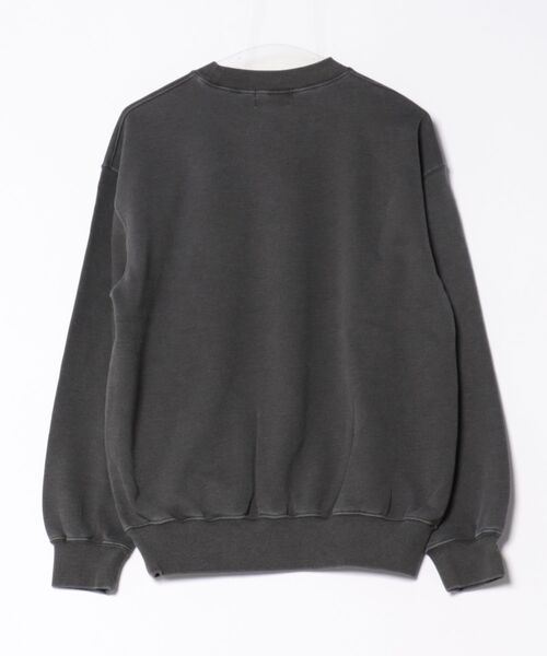 Schott(ショット)の「SCHOTT-PIGMENT CREW SWEAT(スウェット・メンズ・ブラック/レッド・L/M)」の3枚目の写真