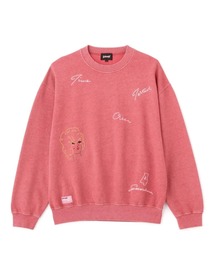 SCHOTT-PIGMENT CREW SWEAT