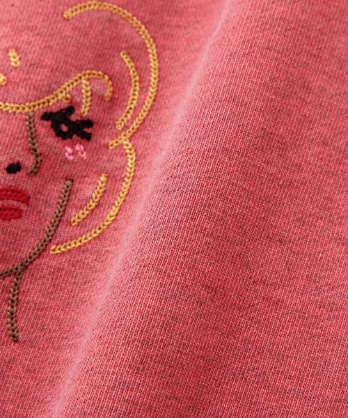 Schott(ショット)の「SCHOTT-PIGMENT CREW SWEAT(スウェット・メンズ・ブラック/レッド・L/M)」の6枚目の写真