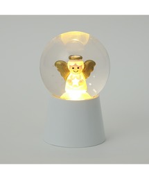 Francfranc(フランフラン)のLED スノードーム エンジェル S ホワイト(インテリア雑貨)