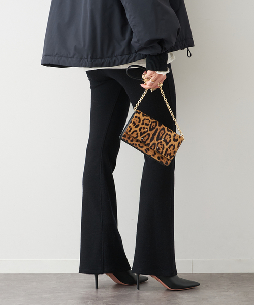 Deuxieme Classe（ドゥーズィエムクラス）の「リブパンツ（その他パンツ・レディース・ブラック・FREE）」の2枚目の写真