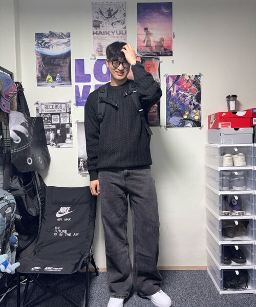 AGOD(エージーオーディー)の「イージーワイドデニムパンツ【グレー】(デニムパンツ・レディース・その他・LARGE/X-LARGE/X-SMALL/SMALL/MEDIUM)」の19枚目の写真