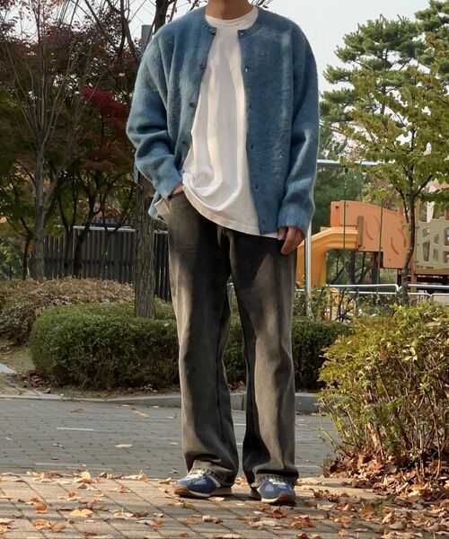 AGOD(エージーオーディー)の「イージーワイドデニムパンツ【グレー】(デニムパンツ・レディース・その他・LARGE/X-LARGE/X-SMALL/SMALL/MEDIUM)」の22枚目の写真