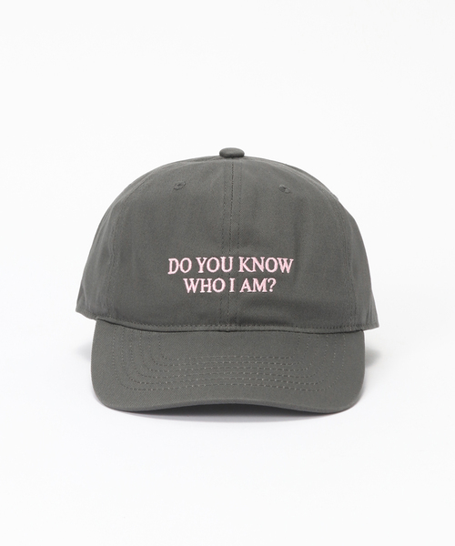 IDEA BOOKS（アイディアブックス）の「IDEA BOOKS / アイディアブックス DO YOU KNOW WHO I AM HAT（キャップ・メンズ・チャコールグレー・FREE）」の2枚目の写真