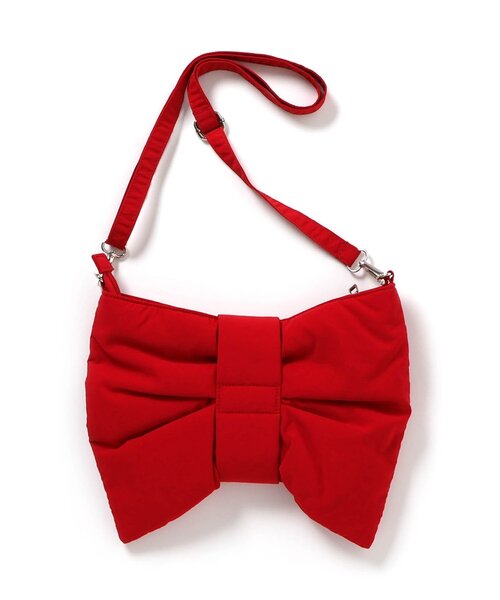 algy（アルジー）の「ビッグリボンショルダー（ショルダーバッグ・キッズ・レッド/ブラック・FREE）」の6枚目の写真
