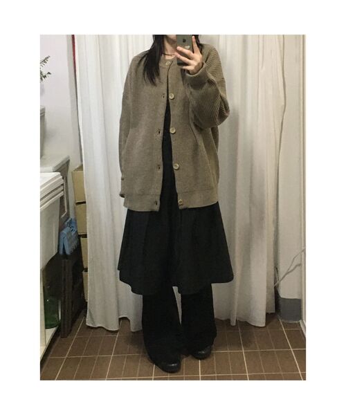 XERO（ゼロ）の「Concise Round Neck Cardigan [Beige]（カーディガン/ボレロ・レディース・その他・X-LARGE/MEDIUM/LARGE）」の18枚目の写真