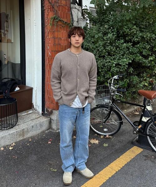 XERO（ゼロ）の「Concise Round Neck Cardigan [Beige]（カーディガン/ボレロ・レディース・その他・X-LARGE/MEDIUM/LARGE）」の9枚目の写真