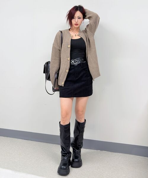 XERO（ゼロ）の「Concise Round Neck Cardigan [Beige]（カーディガン/ボレロ・レディース・その他・X-LARGE/MEDIUM/LARGE）」の11枚目の写真