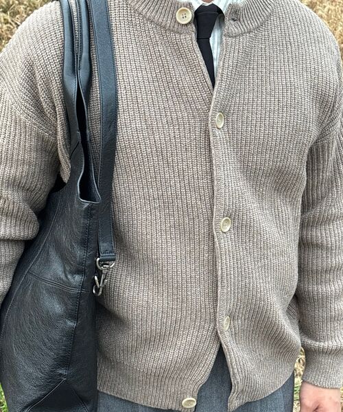 XERO（ゼロ）の「Concise Round Neck Cardigan [Beige]（カーディガン/ボレロ・レディース・その他・X-LARGE/MEDIUM/LARGE）」の3枚目の写真