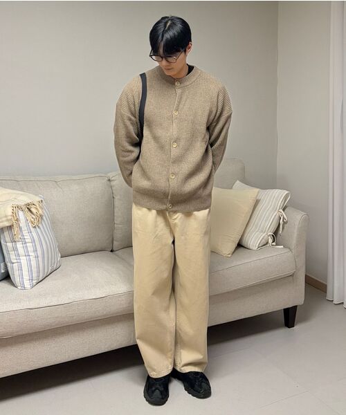 XERO（ゼロ）の「Concise Round Neck Cardigan [Beige]（カーディガン/ボレロ・レディース・その他・X-LARGE/MEDIUM/LARGE）」の2枚目の写真