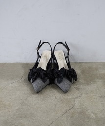 ASTORIA ODIER | メニーリボンストラップパンプス(パンプス)