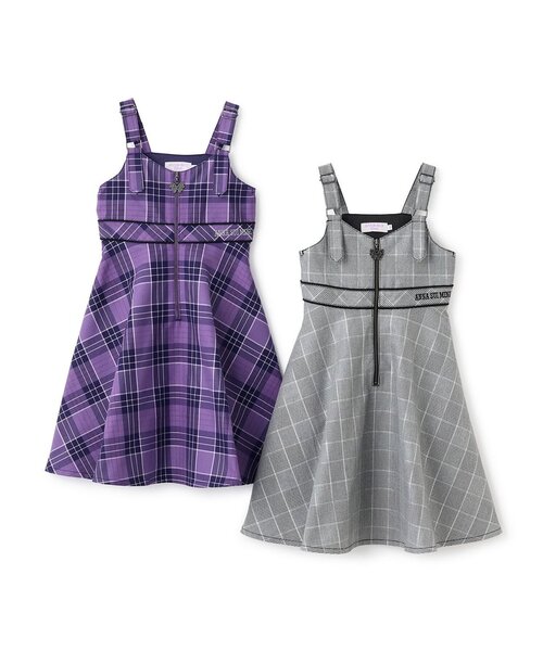 セール】【あったか】チェックジャンスカ（ジャンパースカート）｜ANNA