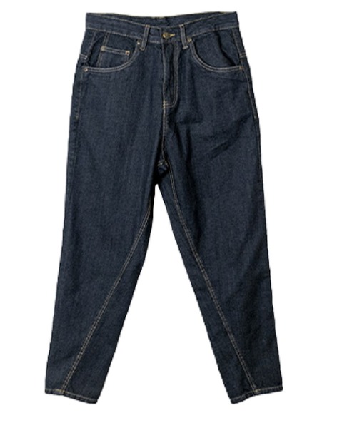 MARAI(マーライ)の「サルエルデニムパンツ ジーンズ ワイドパンツ キレイめ(デニムパンツ・レディース・ブルー/ワンウォッシュ/ホワイト/ネイビー・S/LL/L/4L/3L/M)」の18枚目の写真