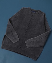 many men many mind（メニーメンメニーマインド）の「MANYMENMANYMINDS アシッド加工リンキングプルオーバーニット（ニット/セーター・メンズ）」