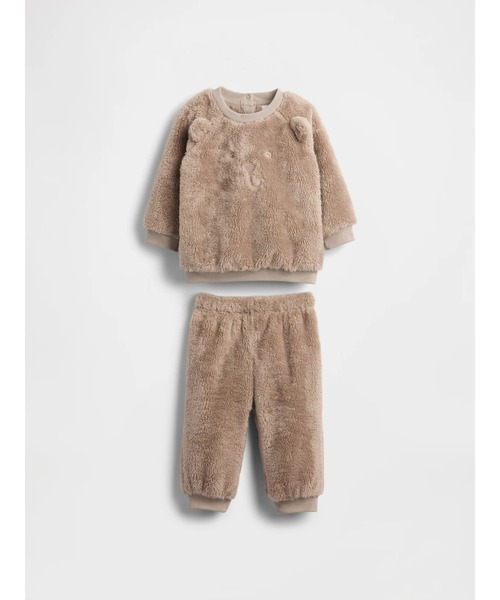 セール】GAP｜ギャップ（キッズ）のセットアップ（ベージュ系・ボア 