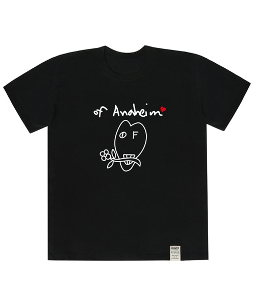 GRAVER（グレーバー）の「[ユニセックス]ドローイングフラワーロゴ半袖Tシャツ_2カラー（Tシャツ/カットソー・レディース・ホワイト/ブラック・LARGE/X-LARGE/SMALL/MEDIUM）」の6枚目の写真