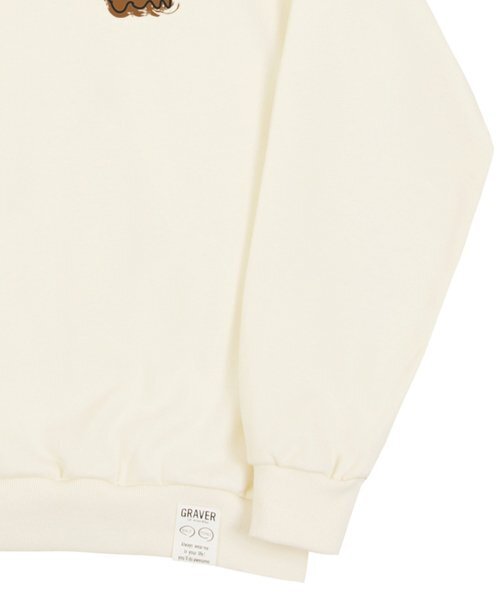 GRAVER（グレーバー）の「[ユニセックス]FAST HORSE スウェット_クリーム（スウェット・レディース・アイボリー・SMALL/MEDIUM/LARGE/X-LARGE）」の5枚目の写真