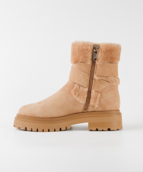 STEVE MADDEN(スティーブマデン)の「ファースエードショートブーツ/S.MADDEN LODGE-VA(ブーツ・レディース・タン/ブラック系その他・22.5cm/23.0cm/23.5cm/23.5-24/24.0cm/24.5cm)」の9枚目の写真