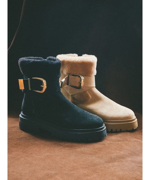 セール】ファースエードショートブーツ/S.MADDEN LODGE-VA（ブーツ