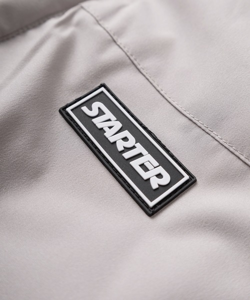 STARTER(スターター)の「【88】【STARTER/スターター】ロゴワンポイント ファイバーダウン フード ジャケット/【防風】【撥水】【ストレッチ】(ダウンジャケット/コート・メンズ・グレー/ブラック/カーキ・M/L/XL)」の10枚目の写真