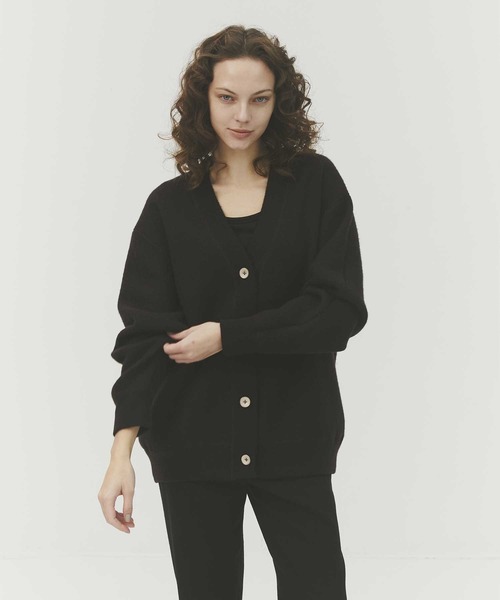 CASHMERE CASHMERE/カシミヤカシミヤ】CASHMERE REVERSIBLE CARDIGAN