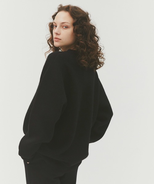 CASHMERE CASHMERE(カシミヤカシミヤ)の「【CASHMERE CASHMERE/カシミヤカシミヤ】CASHMERE REVERSIBLE CARDIGAN/カシミヤリバーシブルカーディガン/ニット(カーディガン/ボレロ・レディース・ダークグリーン/ブラック/ダークネイビー/モカ/ダークグレー・44/40)」の21枚目の写真