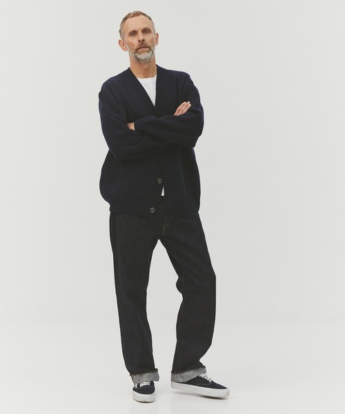 CASHMERE CASHMERE(カシミヤカシミヤ)の「【CASHMERE CASHMERE/カシミヤカシミヤ】CASHMERE REVERSIBLE CARDIGAN/カシミヤリバーシブルカーディガン/ニット(カーディガン/ボレロ・レディース・ダークグリーン/ブラック/ダークネイビー/モカ/ダークグレー・44/40)」の9枚目の写真