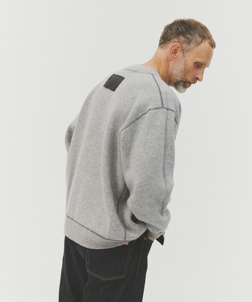 CASHMERE CASHMERE(カシミヤカシミヤ)の「【CASHMERE CASHMERE/カシミヤカシミヤ】CASHMERE REVERSIBLE CARDIGAN/カシミヤリバーシブルカーディガン/ニット(カーディガン/ボレロ・レディース・ダークグリーン/ブラック/ダークネイビー/モカ/ダークグレー・44/40)」の14枚目の写真