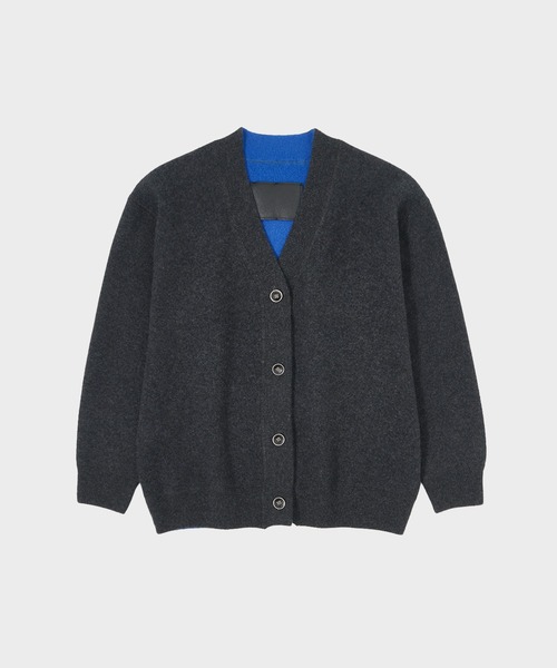 CASHMERE CASHMERE/カシミヤカシミヤ】CASHMERE REVERSIBLE CARDIGAN