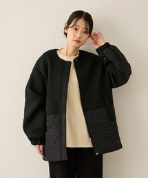 ketty（ケティ）の「ダンボール中綿切り替えノーカラージャケット≪手洗い可能≫（ノーカラージャケット）」
