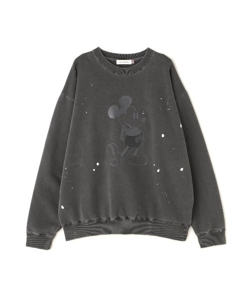 GOOD ROCK SPEED（グッドロックスピード）の「GOOD ROCK SPEED (グッドロックスピード) 《追加2》別注ピグメントミッキースウェット/UNISEX（スウェット・レディース・チャコールグレー・S/XL）」の7枚目の写真