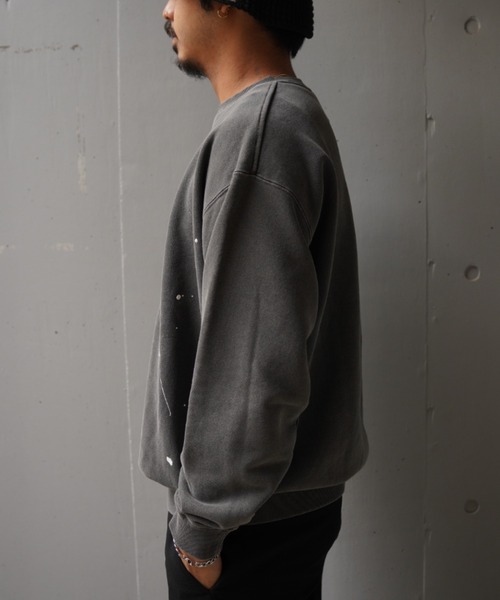 GOOD ROCK SPEED（グッドロックスピード）の「GOOD ROCK SPEED (グッドロックスピード) 《追加2》別注ピグメントミッキースウェット/UNISEX（スウェット・レディース・チャコールグレー・S/XL）」の6枚目の写真