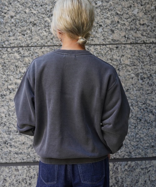 GOOD ROCK SPEED（グッドロックスピード）の「GOOD ROCK SPEED (グッドロックスピード) 《追加2》別注ピグメントミッキースウェット/UNISEX（スウェット・レディース・チャコールグレー・S/XL）」の3枚目の写真