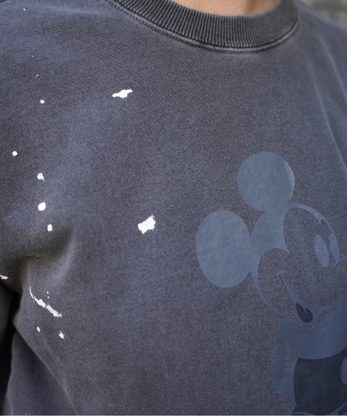 GOOD ROCK SPEED（グッドロックスピード）の「GOOD ROCK SPEED (グッドロックスピード) 《追加2》別注ピグメントミッキースウェット/UNISEX（スウェット・レディース・チャコールグレー・S/XL）」の17枚目の写真