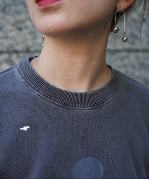 GOOD ROCK SPEED（グッドロックスピード）の「GOOD ROCK SPEED (グッドロックスピード) 《追加2》別注ピグメントミッキースウェット/UNISEX（スウェット・レディース・チャコールグレー・S/XL）」の4枚目の写真