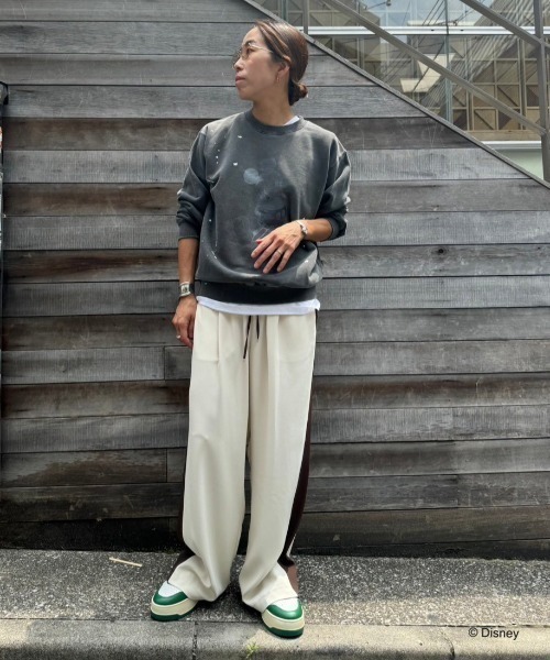 GOOD ROCK SPEED（グッドロックスピード）の「GOOD ROCK SPEED (グッドロックスピード) 《追加2》別注ピグメントミッキースウェット/UNISEX（スウェット・レディース・チャコールグレー・S/XL）」の11枚目の写真