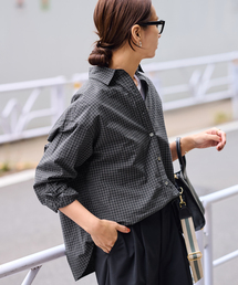 美品　チェック　ブラウス　スピックアンドスパン 美品 チェック ブラウス スピックアンドスパン