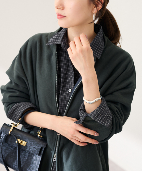 FRAMeWORK(フレームワーク)の「ミニチェックレギュラーシャツ(シャツ/ブラウス・レディース・キャメル/ブラック/ベージュ・FREE)」の1枚目の写真