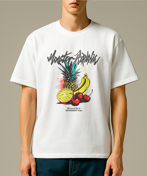 MONSTER REPUBLIC(モンスターリパブリック)の「パインバナナイエローTシャツホワイト_8136(Tシャツ/カットソー・レディース・その他・SMALL/MEDIUM/LARGE/X-LARGE)」の4枚目の写真