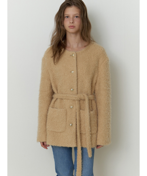 RE_L(リエル)の「Noon tweed wool jacket (beige)(その他アウター・レディース・Beige・FREE)」の3枚目の写真