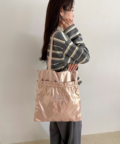 セール】シャイニーアウトポケット刺しゅうトートバッグ（トートバッグ