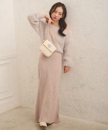 【Seemi.】切り替えニットワンピ